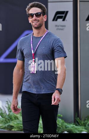 Doha, Katar. Oktober 2023. Romain Grosjean (FRA). Formel-1-Weltmeisterschaft, Rd 18, großer Preis von Katar, Freitag, 6. Oktober 2023. Doha, Katar. Quelle: James Moy/Alamy Live News Stockfoto