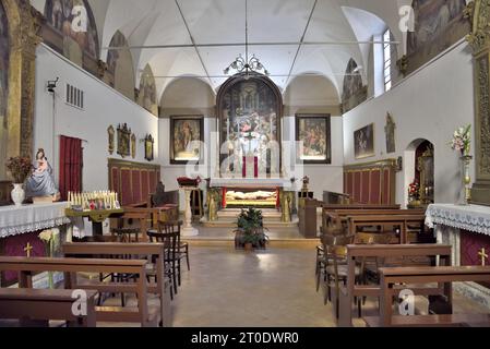 Urbania (Italien, Marken - Provinz Pesaro-Urbino), Corpus Domini Oratorium Stockfoto