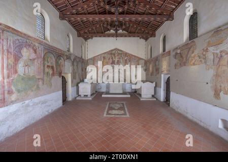 Falconara Marittima, Ortschaft Castelferretti (Italien, Marken - Provinz Ancona), Kirche Santa Maria della Misericordia. Stockfoto