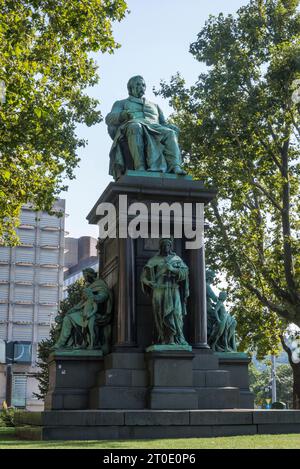 Ferenc-Deák-Statue, Széchenyi-István-Platz, Budapest, Ungarn Stockfoto