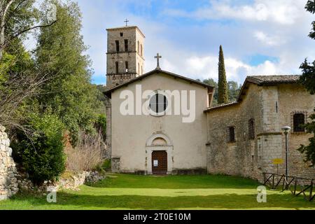 Ferentillo (Umbrien - TR), Abtei von San Pietro in Valle Stockfoto