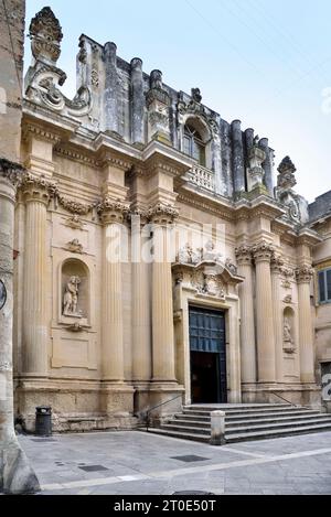 Lecce (Italien, Apulien, Provinz Lecce) Kirche Santa Teresa Stockfoto