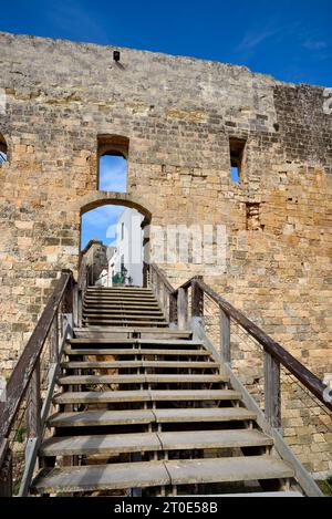 Otranto (Italien, Apulien, Provinz Lecce) aragonesische Stadtmauern Stockfoto