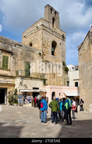 Otranto (Italien, Apulien, Provinz Lecce) Platz der Basilika Stockfoto