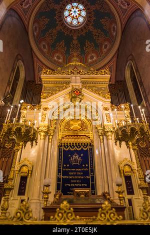 Dohány Street Synagoge, zweitgrößte Synagoge der Welt, Budapest, Ungarn Stockfoto