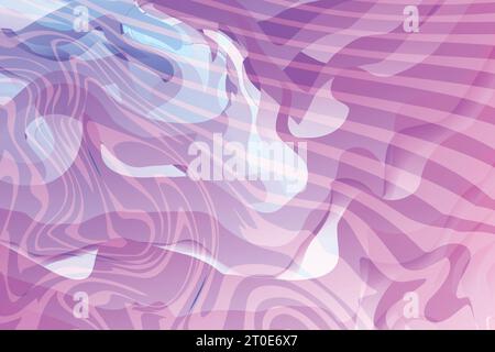 Kreative, moderne abstrakte, wellige, stilvolle, übergroße Mesh-Vorlage mit farbenfrohem Farbverlauf im Hintergrund Stock Vektor