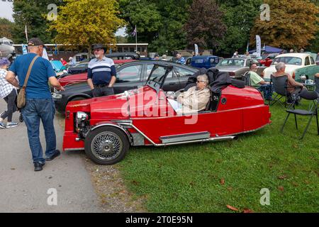 North West Casual Classic’s Car Club Veranstaltung im Burtonwood Heritage Centre, Warrington, im September 2023 Stockfoto