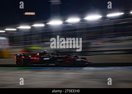 DOHA, KATAR, 6. OKT 2023 ZHOU GUANYU (CHN) Alfa Romeo .AHMAD AL-SHEHAB/Alamy Live News Stockfoto