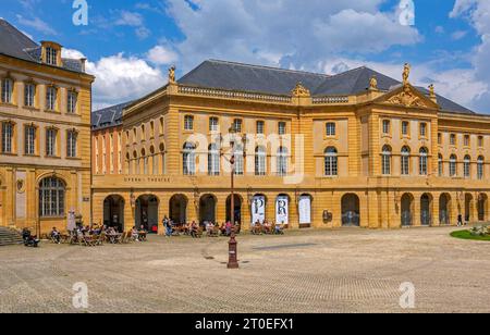 Place de la Comedie und Opernhaus Opera-Theatre de Metz, Metz, Moseltal, Mosel, Grand Est, Elsace-Champagne-Ardenne-Lorraine, Frankreich Stockfoto