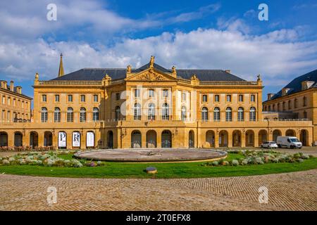 Place de la Comedie und Opernhaus Opera-Theatre de Metz, Metz, Moseltal, Mosel, Grand Est, Elsace-Champagne-Ardenne-Lorraine, Frankreich Stockfoto