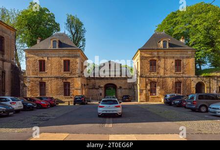 City Gate Porte de France, Longwy, Meurthe-et-Moselle, Grand Est, Frankreich Stockfoto