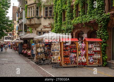 Rue du Maroquin, Straßburg, Elsass, Unterrhein, Grand Est, Elsace-Champagne-Ardenne-Lorraine, Frankreich Stockfoto