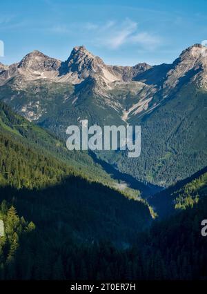 Winter in Bschlabser Valley, Tirol Stockfoto