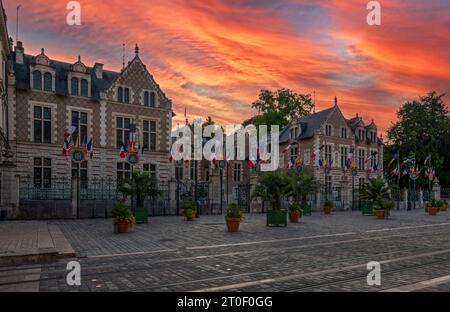 Das Hotel Groslot ist ein privates Herrenhaus aus dem 16. Jahrhundert. Stockfoto