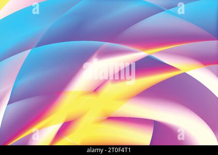 Farbverlauf kreative abstrakte moderne Hintergrundbilder hd gemischt übermäßig bunte wellenförmige Stil Vektor Hintergrund Design Stock Vektor