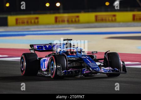 31 OCON Esteban (fra), Alpine F1 Team A523, Action während des Formel 1 Grand Prix von Katar 2023, 17. Runde der Formel 1 Weltmeisterschaft 2023 vom 6. Bis 8. Oktober 2023 auf dem Lusail International Circuit in Doha, Katar Stockfoto