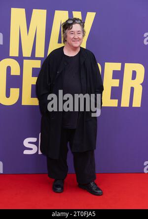 London, Großbritannien. Oktober 2023. Christine Vachon nimmt an der Premiere Red Carpet Arrivals IM MAI DEZEMBER beim 67. BFI London Film Festival im Southbank Centre in der Royal Festival Hall in London Teil. Quelle: S.A.M./Alamy Live News Stockfoto