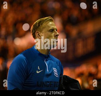 Oktober 2023; St Andrews, Birmingham, West Midlands, England; EFL Championship Football, Birmingham City gegen West Bromwich Albion; Marc Roberts aus Birmingham Stockfoto