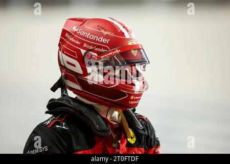 Doha, Katar. Oktober 2023. #16 Charles Leclerc (MCO, Scuderia Ferrari), F1 Grand Prix von Katar auf dem Lusail International Circuit am 6. Oktober 2023 in Doha, Katar. (Foto von HOCH ZWEI) Credit: dpa/Alamy Live News Stockfoto