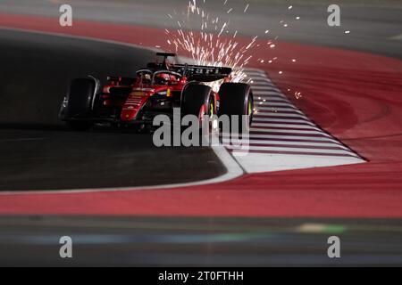 DOHA, KATAR, 6. OKT 2023 CHARLES LECLERC (MCO) Ferrari. AHMAD AL-SHEHAB/Alamy Live News Stockfoto