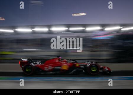 DOHA, KATAR, 6. OKT 2023 CHARLES LECLERC (MCO) Ferrari. AHMAD AL-SHEHAB/Alamy Live News Stockfoto