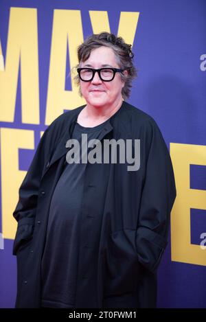 London, Großbritannien. Oktober 2023. Produzentin Christine Vachon nimmt an der Headline Gala-Vorführung von Mai Dezember während des 67. BFI London Film Festival in der Royal Festival Hall Teil. Quelle: SOPA Images Limited/Alamy Live News Stockfoto