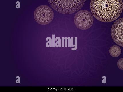 Ein kreativ gestalteter Vektor mit einer akribisch handgezeichneten Lotosblüte im Herzen Stock Vektor