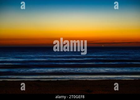 Strand Sonnenuntergang Stockfoto