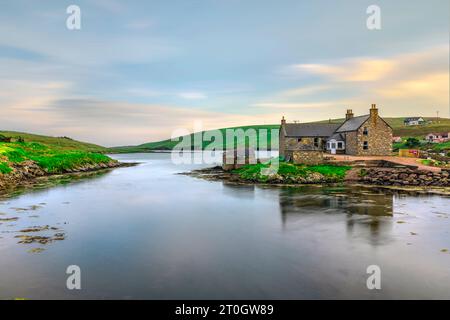 Das Outdoor Centre in Bridge End, Shetland Islands. Stockfoto