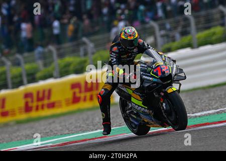 September 2023, Buddh International Circuit, Dankaur, Greater Noida, Uttar Pradesh, Indien: Indian Oil MotoGP Grand Prix von Indien auf Buddh International Circuit, Renntag Marco Bezzecchi Credit: Action Plus Sports Images/Alamy Live News Stockfoto