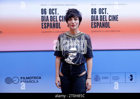 Madrid, Spanien. Oktober 2023. Nata Moreno nimmt an der Filmoteca Española Celebra el dia del Cine Español Fotocall in der Cine Dore in Madrid Teil. (Foto: Nacho Lopez/SOPA Images/SIPA USA) Credit: SIPA USA/Alamy Live News Stockfoto