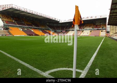 The University of Bradford Stadium, Bradford, England - 7. Oktober 2023 Allgemeine Ansicht des Bodens - vor dem Spiel Bradford City gegen Swindon Town, Sky Bet League Two, 2023/24, University of Bradford Stadium, Bradford, England - 7. Oktober 2023 Credit: Arthur Haigh/WhiteRosePhotos/Alamy Live News Stockfoto