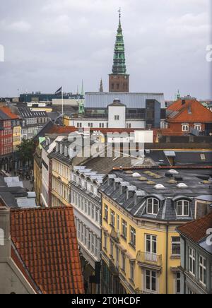 Luftaufnahme von Kopenhagen, Dänemark, Skandinavien Stockfoto