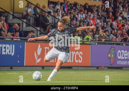 Rotterdam, Niederlande. Oktober 2023. Rotterdam, 7. oktober 2023 Chasity Grant #15 im Varkenoord Rotterdam am 7. oktober 2023 (Arne van der Ben/SPP) Credit: SPP Sport Press Photo. /Alamy Live News Stockfoto