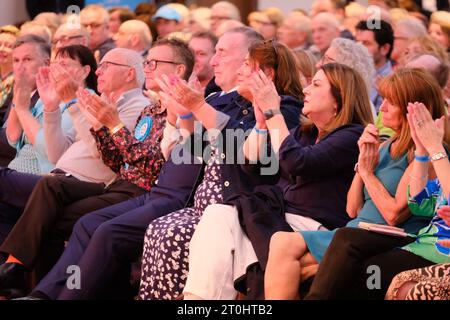 London, Großbritannien. Oktober 2023. Die Konferenz der Reformpartei in London. Quelle: Matthew Chattle/Alamy Live News Stockfoto