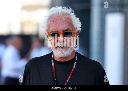 Doha, Katar. Oktober 2023. Flavio Briatore (ITA). Formel-1-Weltmeisterschaft, Rd 18, großer Preis von Katar, Samstag, 7. Oktober 2023. Doha, Katar. Quelle: James Moy/Alamy Live News Stockfoto