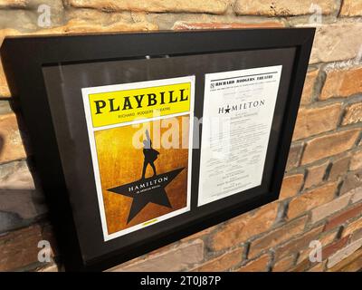 Hamilton Broadway Stockfoto