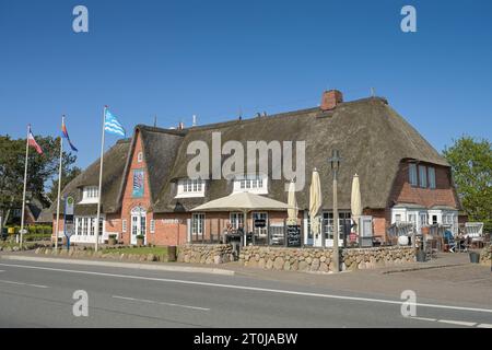 Kaamp Hüs, Tourismus-Service, Ausstellungen, Hauptstraße, Kampen, Sylt, Schleswig-Holstein, Deutschland Stockfoto