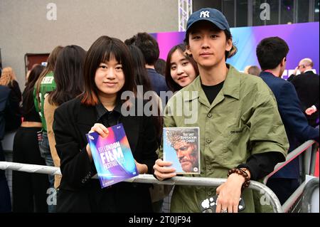 Royal Festival Hall, 7. Oktober 2023, Gast besucht die Killers of the Flower Moon - 67. BFI London Film Festival, London, Großbritannien. Quelle: Siehe Li/Picture Capital/Alamy Live News Stockfoto