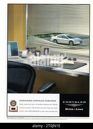 Vintage 'Time' Magazine, Ausgabe des Werbespots vom 25. Februar 2002, USA Stockfoto