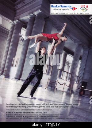 Vintage 'Time' Magazine, Ausgabe des Werbespots vom 25. Februar 2002, USA Stockfoto