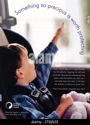 Vintage 'Time' Magazine, Ausgabe des Werbespots vom 25. Februar 2002, USA Stockfoto