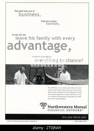 Vintage 'Time' Magazine, Ausgabe des Werbespots vom 25. Februar 2002, USA Stockfoto