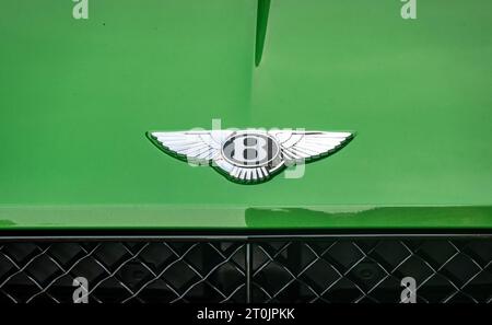 Green Bentley Continental GT Speed Green Auto Stockfoto