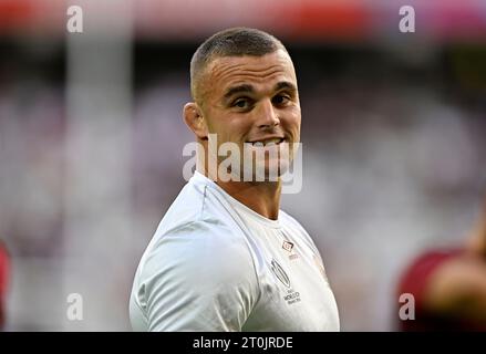 Lille, Frankreich. Oktober 2023. England V Samoa Rugby World Cup Pool D. Stade Pierre-Mauroy. Lille. Ben Earl (England) während des Rugbyspiels der England V Samoa Rugby World Cup Pool D. Quelle: Sport In Pictures/Alamy Live News Stockfoto