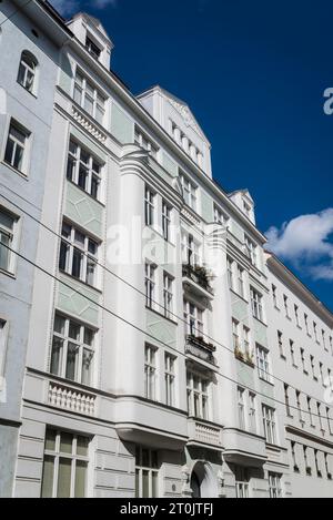 Wohnblock im Bezirk Wieden, 4. Bezirk von Wien, Österreich Stockfoto