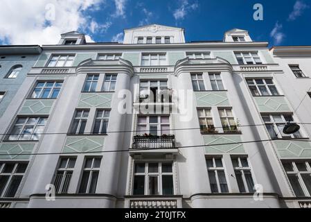 Wohnblock im Bezirk Wieden, 4. Bezirk von Wien, Österreich Stockfoto