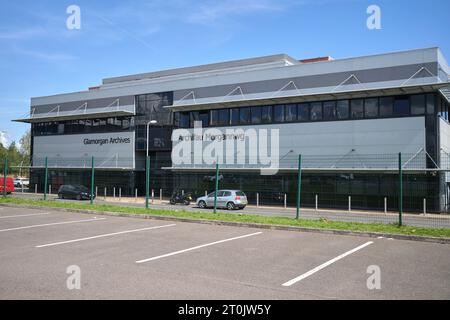 Glamorgan Archives Cardiff South Wales UK Stockfoto