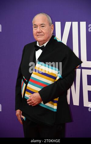 Royal Festival Hall, London, Großbritannien. Oktober 2023. BFI 2023: Chief Standing Bear nimmt an den Killers of the Flower Moon Teil – 67. BFI London Film Festival, London, UK Credit: Siehe Li/Picture Capital/Alamy Live News Stockfoto