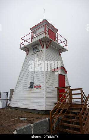 Fort Amherst Lighthouse in St. John's, Neufundland & Labrador, Kanada Stockfoto